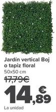 Oferta de Jardín Vertical Boj O Tapiz Floral por 14,89€ en Carrefour