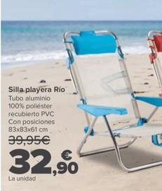 Oferta de Silla playera Río por 32,9€ en Carrefour