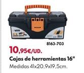 Oferta de Caja De Herramientas 16" por 10,95€ en BricoCentro