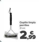 Oferta de Cepillo Limpia Parrillas por 2,99€ en Carrefour