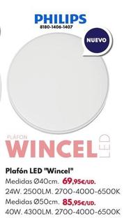 Oferta de Philips - Plafone LED "Wincel" por 69,95€ en BricoCentro