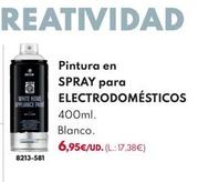 Oferta de Pintura En Spray Para Electrodomesticos por 6,95€ en BricoCentro