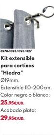 Oferta de Kit Extensible Para Cortinas por 25,95€ en BricoCentro