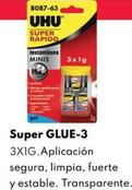 Oferta de Super Glue 3 por 3,5€ en BricoCentro