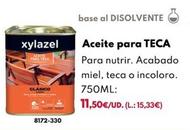 Oferta de Aceite Para Teca por 11,5€ en BricoCentro