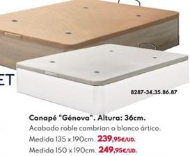 Oferta de Canape Genova por 239,95€ en BricoCentro