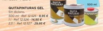 Oferta de Quitapinturas Gel por 8,95€ en Coferdroza
