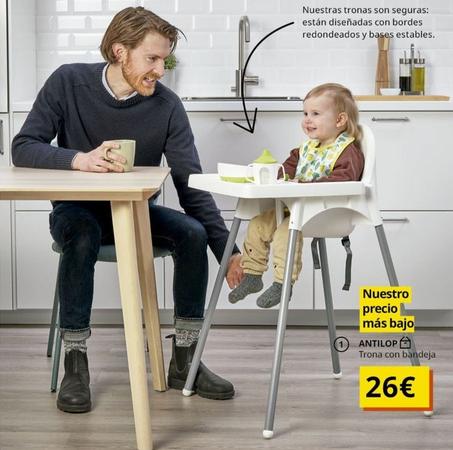 Oferta de Ikea - Trona Con Bandeja por 26€ en IKEA