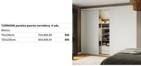 Oferta de Ikea - Paneles Puerta Corredera por 55€ en IKEA