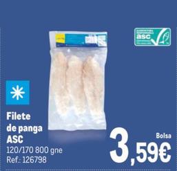 Oferta de Filete De Panga Asc por 3,59€ en Makro