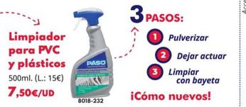 Oferta de Limpiador Para Pvc Y Plasticos por 7,5€ en BricoCentro