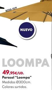 Oferta de Parasol Loompa por 49,95€ en BricoCentro
