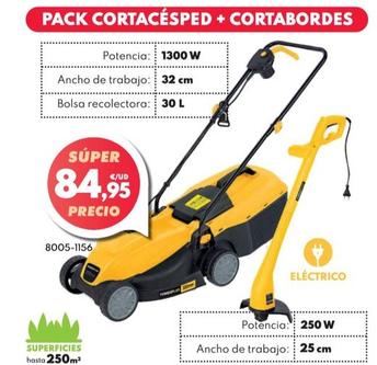 Oferta de Power Plus - Pack Cortacésped + Cortabordes por 84,95€ en BricoCentro
