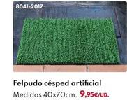 Oferta de Felpudo Césped Artificial por 9,95€ en BricoCentro