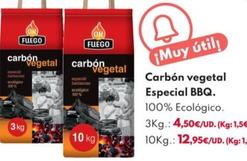 Oferta de Ok Fuego - Carbón Vegetal Especial Bbq por 4,5€ en BricoCentro