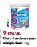 Oferta de Tamar - Cloro 5 Acciones Para Minipiscinas por 9,95€ en BricoCentro