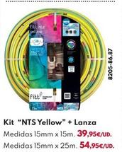 Oferta de Kit "nts Yellow" + Lanza por 39,95€ en BricoCentro