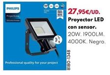 Oferta de Proyector Led Con Sensor por 27,95€ en BricoCentro