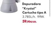 Oferta de Depuradora "Krystal" Cartucho Tipo A por 59,95€ en BricoCentro