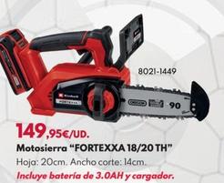 Oferta de Motosierra "FORTEXXA 18/20 TH" por 149,95€ en BricoCentro