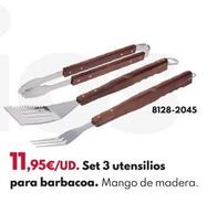 Oferta de Set 3 Utensilios Para Barbacoa por 11,95€ en BricoCentro