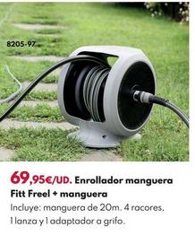 Oferta de Enrollador Manguera Fitt Freel + Manguera por 69,95€ en BricoCentro