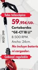 Oferta de Cortaborde "GE-CT 18 LI" por 59,95€ en BricoCentro