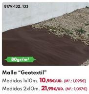Oferta de Malla "Geotextil" por 10,95€ en BricoCentro
