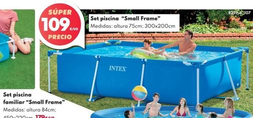 Oferta de Intex - Set Piscina Familiar "Small Frame" por 109€ en BricoCentro