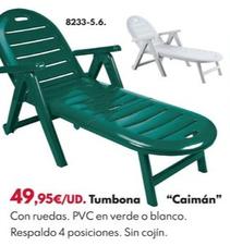 Oferta de Tumbona Caiman por 49,95€ en BricoCentro