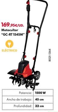 Oferta de Einhell - Motocultor "GC-RT 1545M" por 169,95€ en BricoCentro