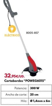 Oferta de Power Plus - Cortabordes "POWEG6015" por 32,95€ en BricoCentro