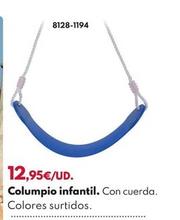 Oferta de Columpio Infantil por 12,95€ en BricoCentro