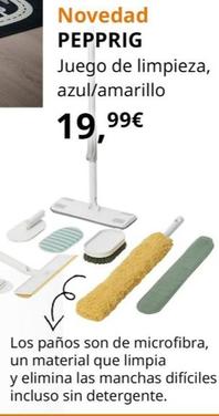 Oferta de Pepprig - Juego De Limpieza, Azul/Amarillo por 19,99€ en IKEA