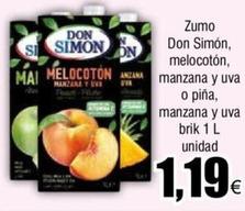 Oferta de Zumo por 1,19€ en Froiz
