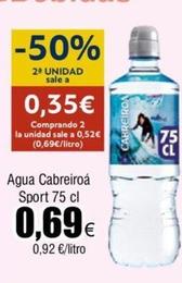 Oferta de Agua por 0,69€ en Froiz