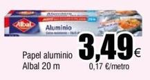 Oferta de Papel de aluminio por 3,49€ en Froiz