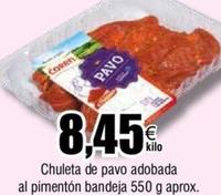 Oferta de Chuletas de pavo por 8,45€ en Froiz