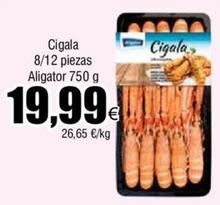 Oferta de Cigalas por 19,99€ en Froiz