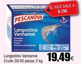 Oferta de Langostinos por 19,49€ en Froiz