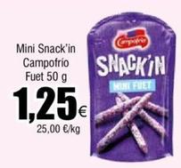 Oferta de Snacks por 1,25€ en Froiz