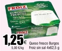 Oferta de Queso fresco por 1,25€ en Froiz