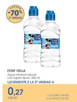 Oferta de Agua en Supermercados Plaza