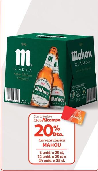 Oferta de Mahou - Cerveza Clásica en Alcampo