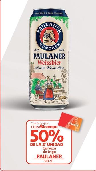 Oferta de Paulaner - Cerveza De Trigo en Alcampo