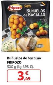 Oferta de Fripozo - Buñuelos De Bacalao por 3,49€ en Alcampo