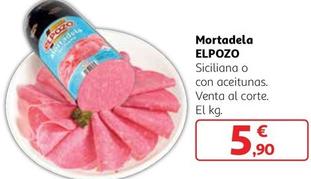Oferta de Elpozo - Mortadela Siciliana / Con Aceitunas por 5,9€ en Alcampo
