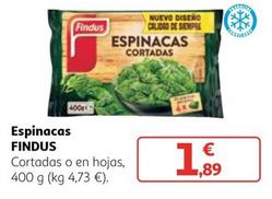 Oferta de Findus - Espinacas Cortadas / En Hojas por 1,89€ en Alcampo