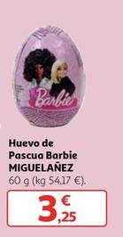 Oferta de Miguelañez - Huevo De Pascua Barbie por 3,25€ en Alcampo
