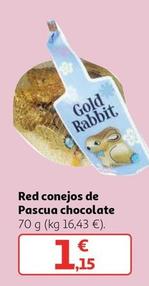 Oferta de Gold Rabbit - Red Conejos De Pascua Chocolate por 1,15€ en Alcampo